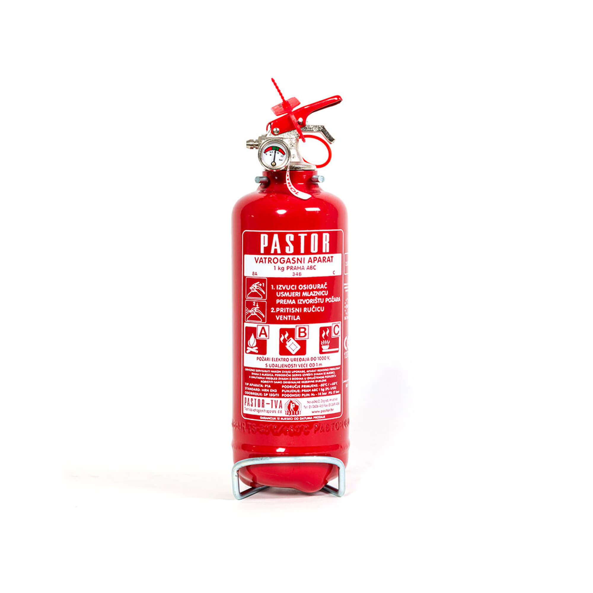 Fire Extinguisher 1 kg, ABC powder