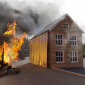 Heat Block Fire Sails, protect buildings and property from radiant heat