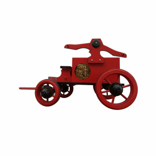 Souvenir Old Fire Wagon, gift for firefighters