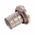 Suction Coupling 110 mm thread 100 mm, aluminium, for suction fire hose 110 mm