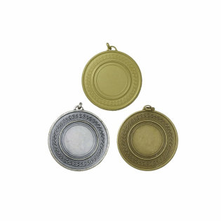 Medal Set for Fire and Sports Competitions, Gold, Silver and Bronze - 50 mm
