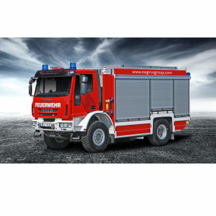 Vatrogasno vozilo za gašenje požara Magirus TLF 4000, srednje teško, sa spremnikom vode i pumpom