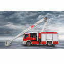 Vatrogasno specijalno vozilo Magirus MultiStar, sa košarom za spašavanje i spremnikom vode