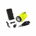 Dual-light Lantern Nightstick XPR-5586GX. LED flashlight for Fire interventions, rechargeable with movable head for lighting positioning.