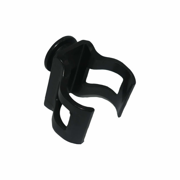 Flashlight holder is used to hold the flashlight on fire helmet and enables free hands to the Firefighter.